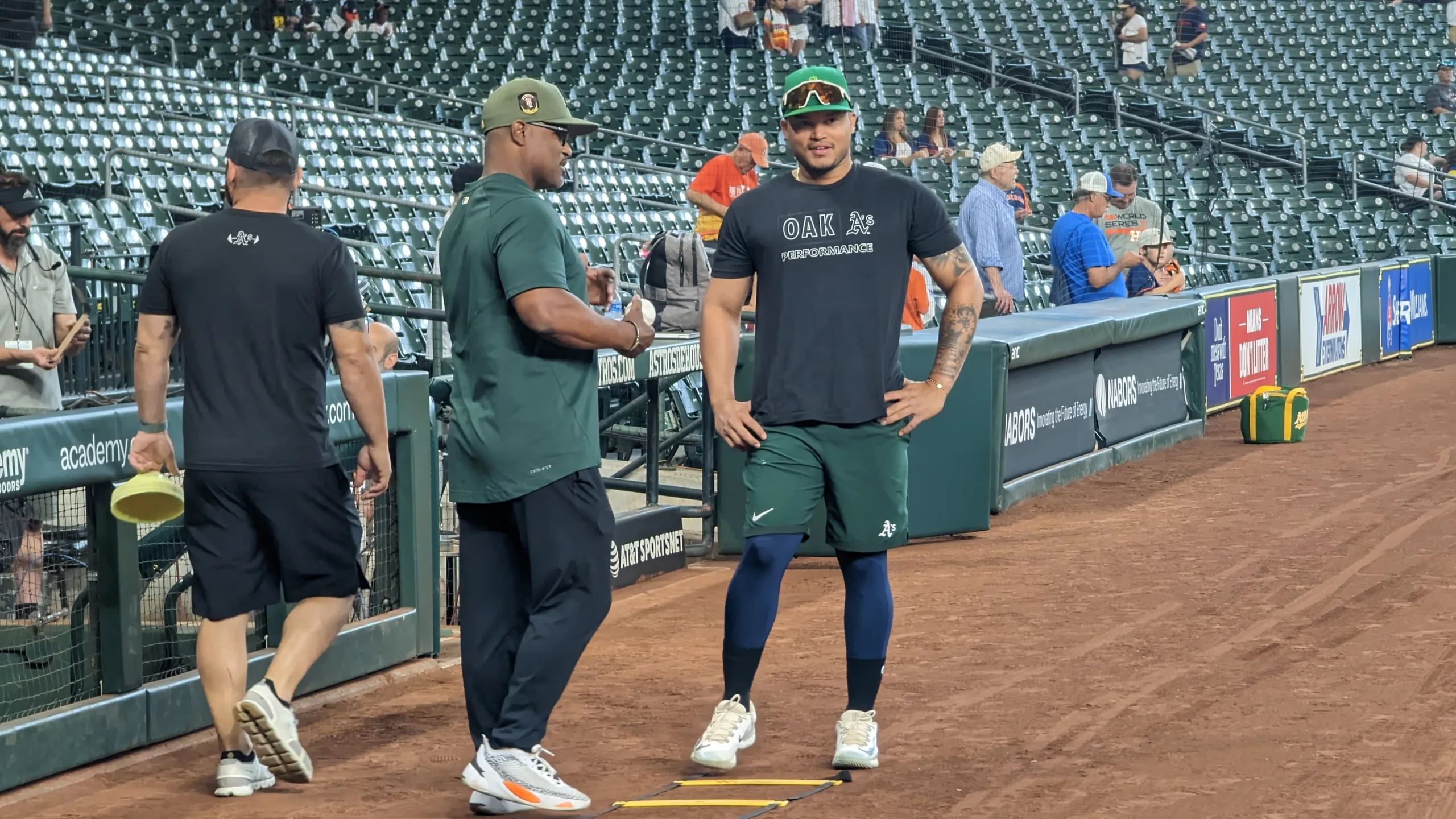 Jordan Diaz, en su calentamiento Deporte al 100 Ultimas noticias de