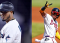 Ronald Acuña y Luis Arráez
