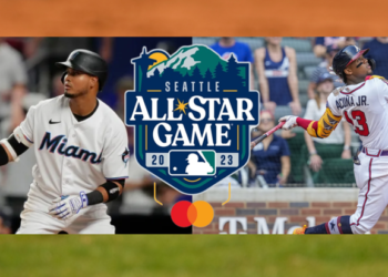 Luis Arráez y Ronald Acuña Jr.