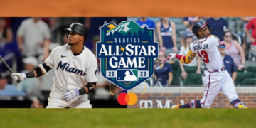 Luis Arráez y Ronald Acuña Jr.