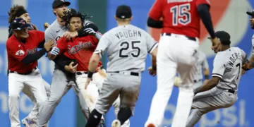 altercado entre los Guardianes y los Medias Blancas.